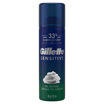 Espuma de Afeitar Gillette Sensitive para Piel Sensible Spray x 57 ml  