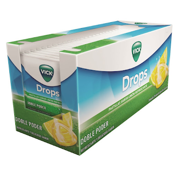 //Vick Drops Limón Refrescante Sobres Caja X24Sob. P&G Alkanfor           