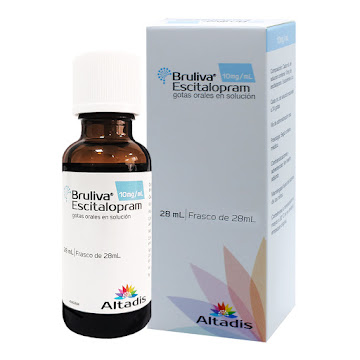 Bruliva Escitalopram   10mg/ml Gotas Orales Frasco x 28ml 