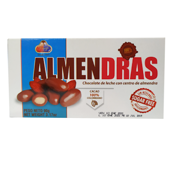 Pasabocas Almendra Frontera Sin Azúcar x 90 gr   