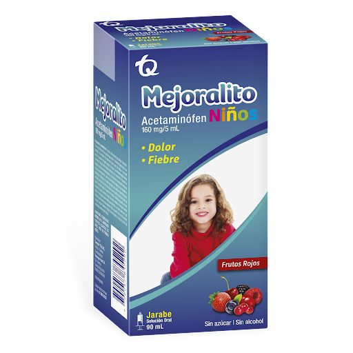 Mejoralito Jarabe Niños 160mg / 5ml Frasco x 90 ml