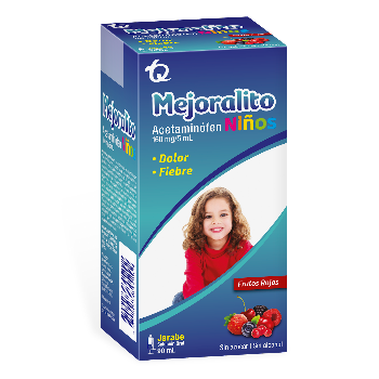 Mejoralito Jarabe Niños 160mg / 5ml Frasco x 90 ml  