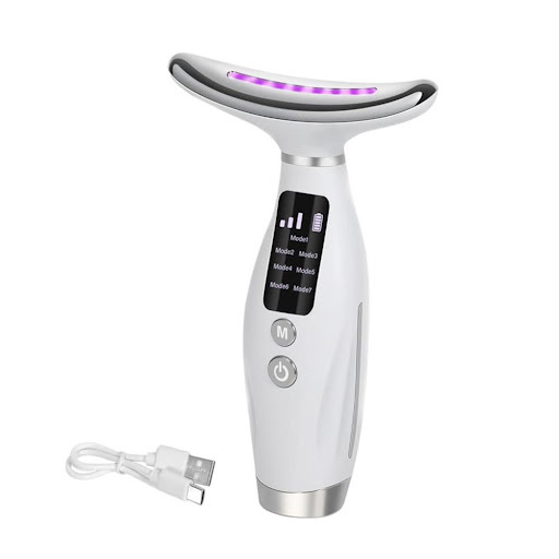 Masajeador Facial Reafirmante Con Luz Led Para Arrugas GENERICO Unidad x 1