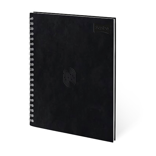 Cuaderno Scribe Argollado Cuero 160 Hojas x 1 und