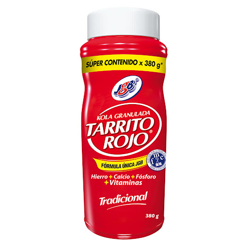Tarrito Rojo JGB Tradicional Multivitamínico Súper Frasco x 380 gr