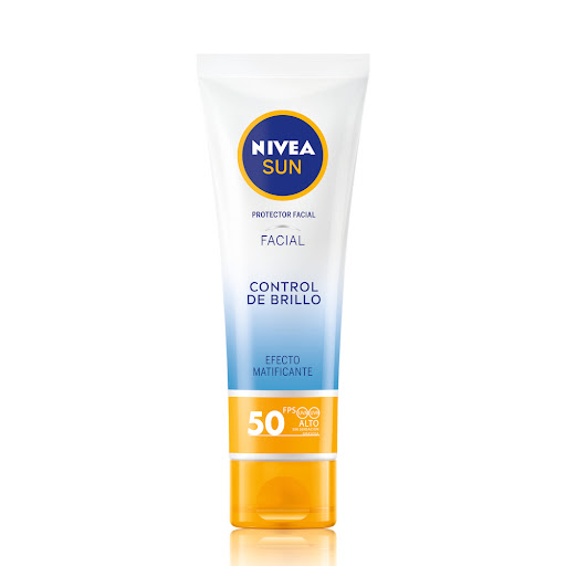 Protector Solar Nivea Sun Facial Control Brillo Spf 50 Tubo x 50 ml