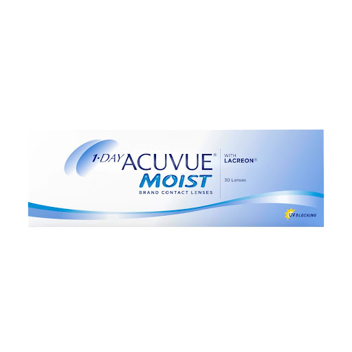 //Lente de Contacto 1 Day Acvue Moist +5.25 Caja x 30 und  