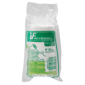 Venda Inverfarma Algodón Laminado 5x5 Yardas x 1 und  