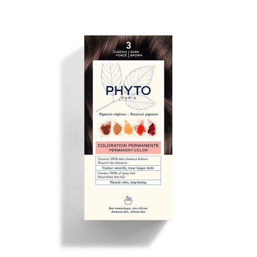Tinte Phyto Color 3 Castaño Oscuro PHYTO caja x 1 undefined