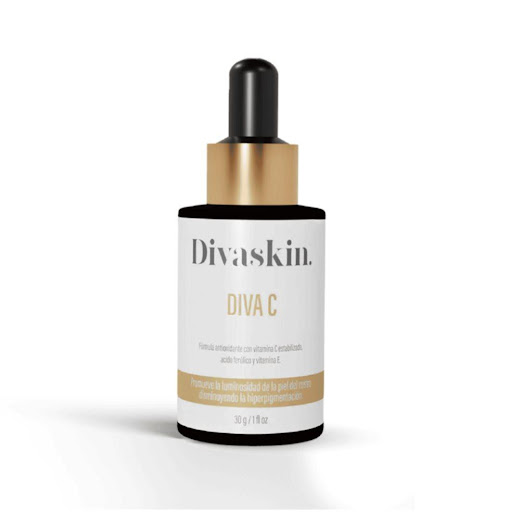 Sérum Diva C Vitamina C Antioxidante Frasco X 30 Ml DIVASKIN SERUM x 1 Serum anti-arrugas, anti-oxidante y renovador con Vitamina C pura, Ácido Hiluronico y celulas madre. calmante,  para revelar la luminosidad de la piel con una óptima tolerancia. Al instante, la piel l