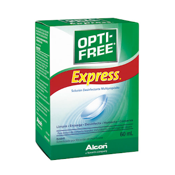 Solución Para Lentes   Opti-Free Express Frasco X60ml.                   
