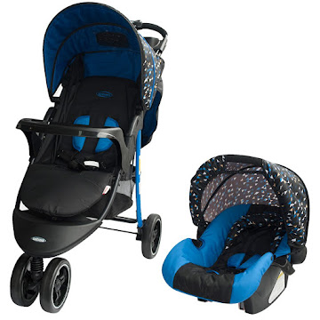 Solo Online Coche Con Portabebe   Bebesit Jooger Clio 4 En 1 Color Azul X 1 Unidad 