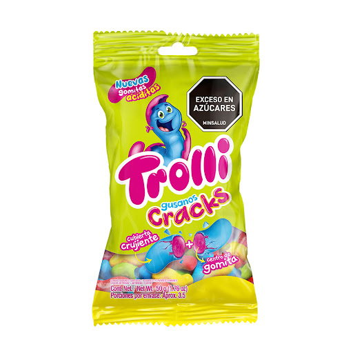 Gomas Trolli Gusanos   Cracks x 50 gr