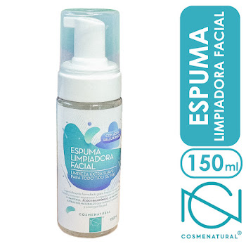 Espuma Facial Limpiadora Cosmenatural x 30 ml  