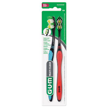 Cepillos Dentales Gum   Multi Clean x 2 und  