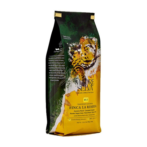 Café Finca La Reserva 454g, Madre selva  Madre Selva  Grano x 1 Su perfil sensorial revela matices de caramelo, flores blancas y frutas amarillas, con una fragancia envolvente y una acidez brillante que permanece agradablemente en boca. Ideal para métodos filtrado