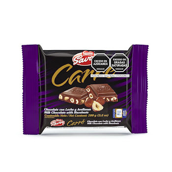 Chocolatina Carré Nestle Savoy Paquete x 100 gr  