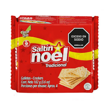 Galleta Saltín Noel Tradicional Taco Empaque x 102 gr  