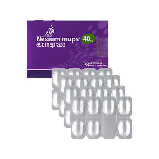 Nexium Mups Esomeprazol 40 mg Astrazeneca Caja x 28 Comprimidos
