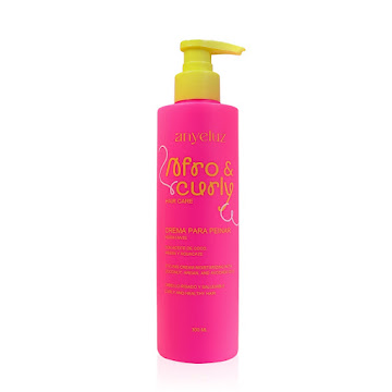Crema Para Peinar Anyeluz Hidratante Afro Y Curly Botella x 300 ml  