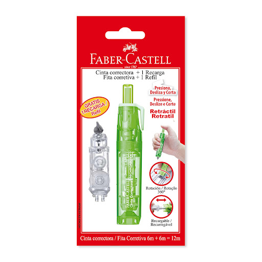 Cinta Correctora Faber castell 6 M x 1 und