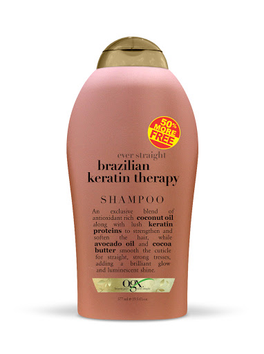 Shampoo Ogx Ever Straight Brazil Keratin Therapy x 577 ml