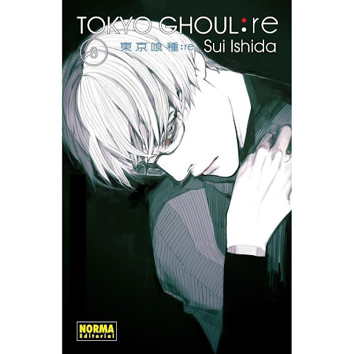 Tokyo Ghoul: Re No. 8 Editorial Norma Libro x 1.0 TOKYO GHOUL:re 8   Autores:Sui Ishida  Colecciones:CÓMIC MANGA  Editoriales:NORMA Editorial  Series:TOKYO GHOUL   ¡EL NUEVO CAMPO DE BATALLA ES LA PRISIÓN DE GHOULS!  En la prisión de Cochlea resuenan