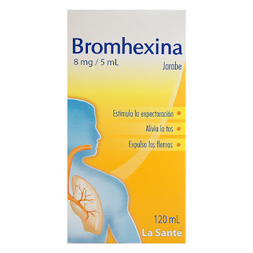 Bromhexina 8mg/5ml Jarabe Frasco x 120 ml  