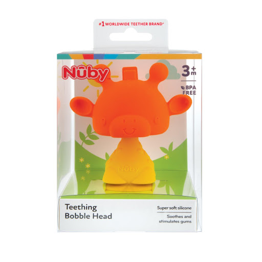 Mordedor Personaje De Bobble Jirafa Nuby Blister x 1 ĦConoce a los adorables personajes de Bobble Jirafa, diseñados especialmente para ayudar en el proceso de dentición de tu bebé! Estos juguetes de dentición están hechos de silicona de grado alimentici