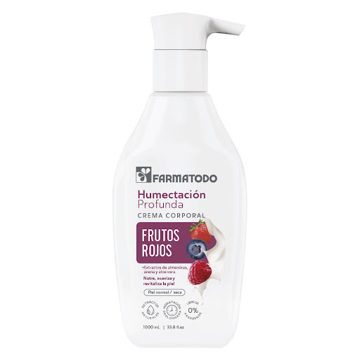 Crema Corporal Farmatodo Humectación Profunda Frutos Rojos x 1000ml
