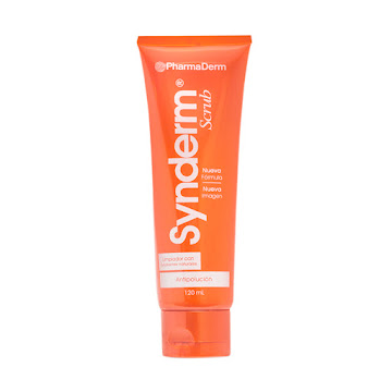 Loción Synderm Scrub Limpiador Gránulos Exfoliantes Libre Jabón x 120 ml  