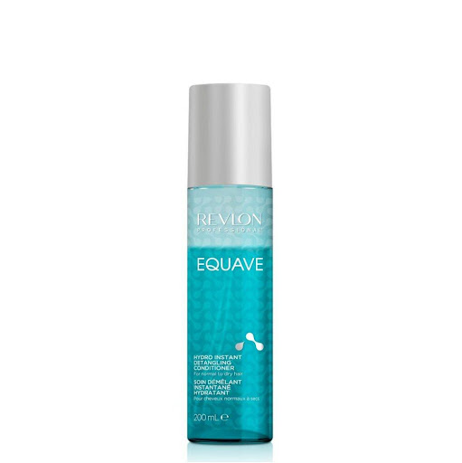 Acondicionador desenrredante Hidratante Equave 200 ml Revlon unidad x unidad Acondicionador desenredante sin enjuague que hidrata profundamente el cabello seco, aporta suavidad y brillo, y facilita el peinado dejando el cabello manejable y saludable.