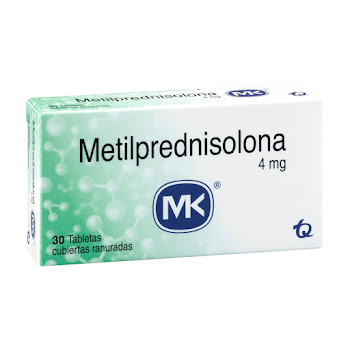 Metilprednisolona 4 mg MK Caja x 30 Tabletas  