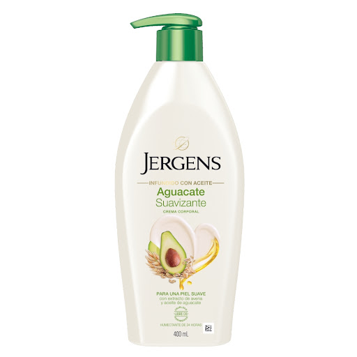Crema Corporal Jergens Aguacate Suavizante x 400 ml 