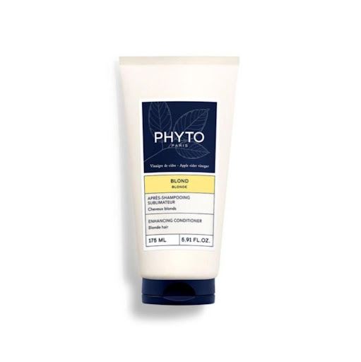 Acondicionador Phyto Sublimador Rubio 175ML PHYTO CAJA x 1 El Acondicionadorador Rubio,desenreda fácilmente, nutre y realza el brillo del cabello rubio de toda la familia desde la primera aplicación.