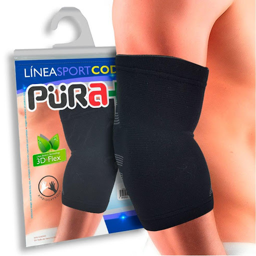 Codera Deportiva Latex L-XL Pura+ Unidad empacada en bolsa individual con gancho exhibidor. Producto unisex y ambidiestro. x 1 