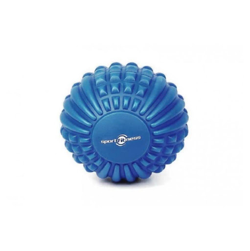 071722 ESFERA PARA MASAJES AZUL SPORT Sport Fitness Individual x 1 Herramienta compacta diseñada para aliviar la tensión muscular, mejorar la circulación y facilitar la recuperación después del ejercicio.Características:Composición: Caucho de alta densidadDiseño: Sup