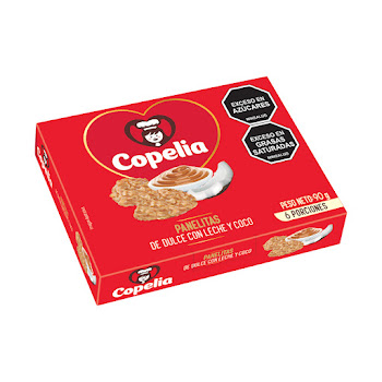 PANELITAS COPELIA COPELITAS AREQUIPE Y COCO PAQUETE X6UND. X90G.        