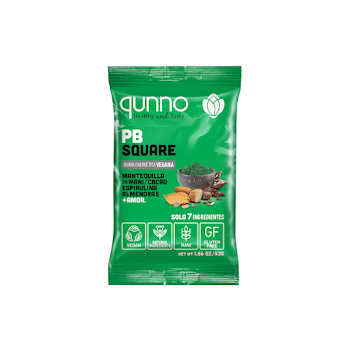 Barra Energética Vegana Qunno Pb Square x 53 gr  
