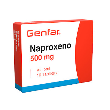 Naproxeno 500 mg Genfar Caja x 10 Tabletas  