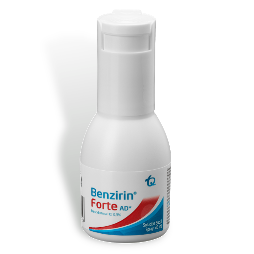 Benzirin Forte Ad Bencidamina HCI 0.3% Tecnoquímicas Frasco x 45 ml