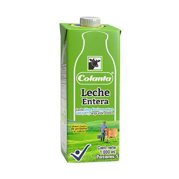 Leche Entera Colanta Caja x 1000 ml  
