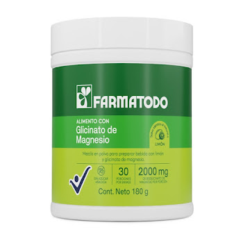 Glicinato De Magnesio Farmatodo Sabor Limon x 180 gr  