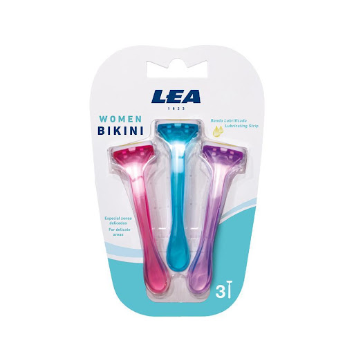LEA Women Máquina de Afeitar Zona Bikini LEA Frasco x 1 Maquinilla especial, de hoja simple y dimensiones reducidas, para rasurado de precisión en zonas delicadas y de más difícil acceso como ingles y axilas