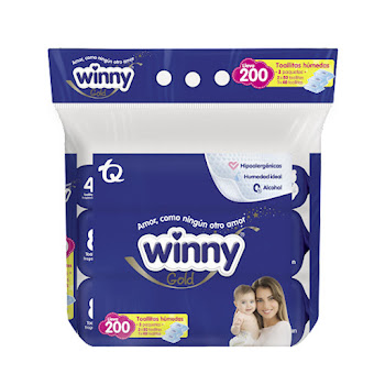 Toallitas Humedas Winny   Avena x 200 und  