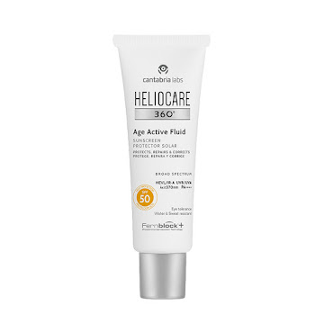 Protector Solar Heliocare 360 Age Active Fluid spf 50 Tubo x 50 ml  
