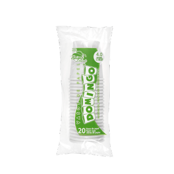 Vaso Plástico Domingo 4 oz x 20 und  