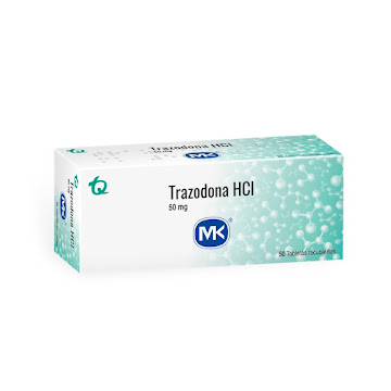 Trazodona Hcl 50mg MK Caja x 50 Tabletas  
