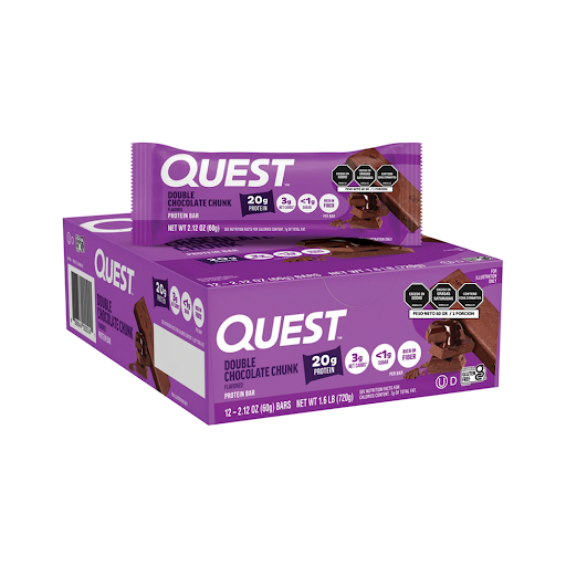 Barra De Proteina Quest Double Chocolate Chuck Caja x 60 g