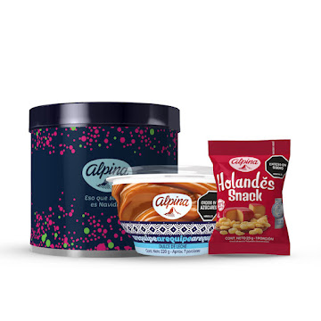 Ancheta Fantasía Alpina Snack Holandés y Arequipe Caja x 2 und   